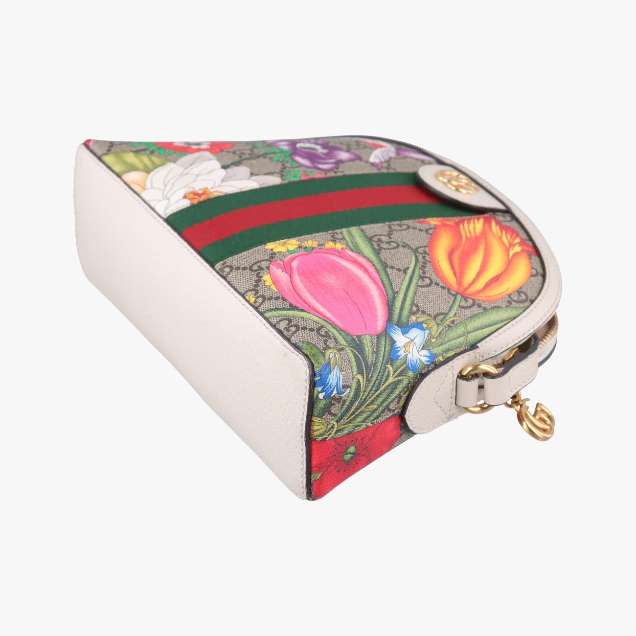 Gucci Ophidia Beige Multi Canvas Leather Messenger — view 4