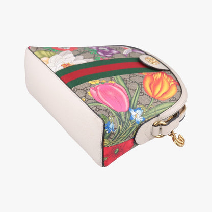 Gucci Ophidia Beige Multi Canvas Leather Messenger — view 4