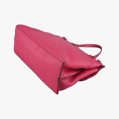 Gucci Bamboo Daily Rose Red Leather Messenger — view 6