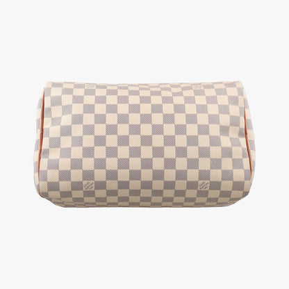Louis Vuitton Speedy 30 Azur Damier Canvas Handbag — view 3