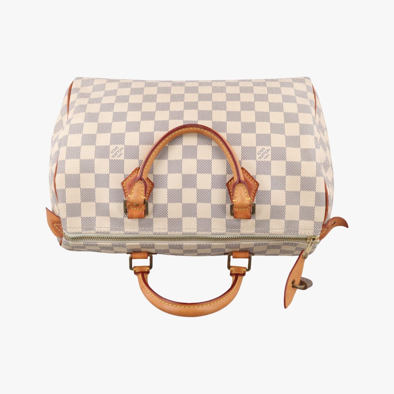 Louis Vuitton Speedy 30 Azur Damier Canvas Handbag — view 8