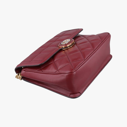 Gucci Mini Deco Wine Red Leather Messenger — view 5