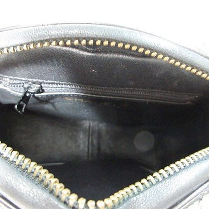 Chanel Shoulder Bag Chain Tassel CC Logo CC Enamel Black — view 9