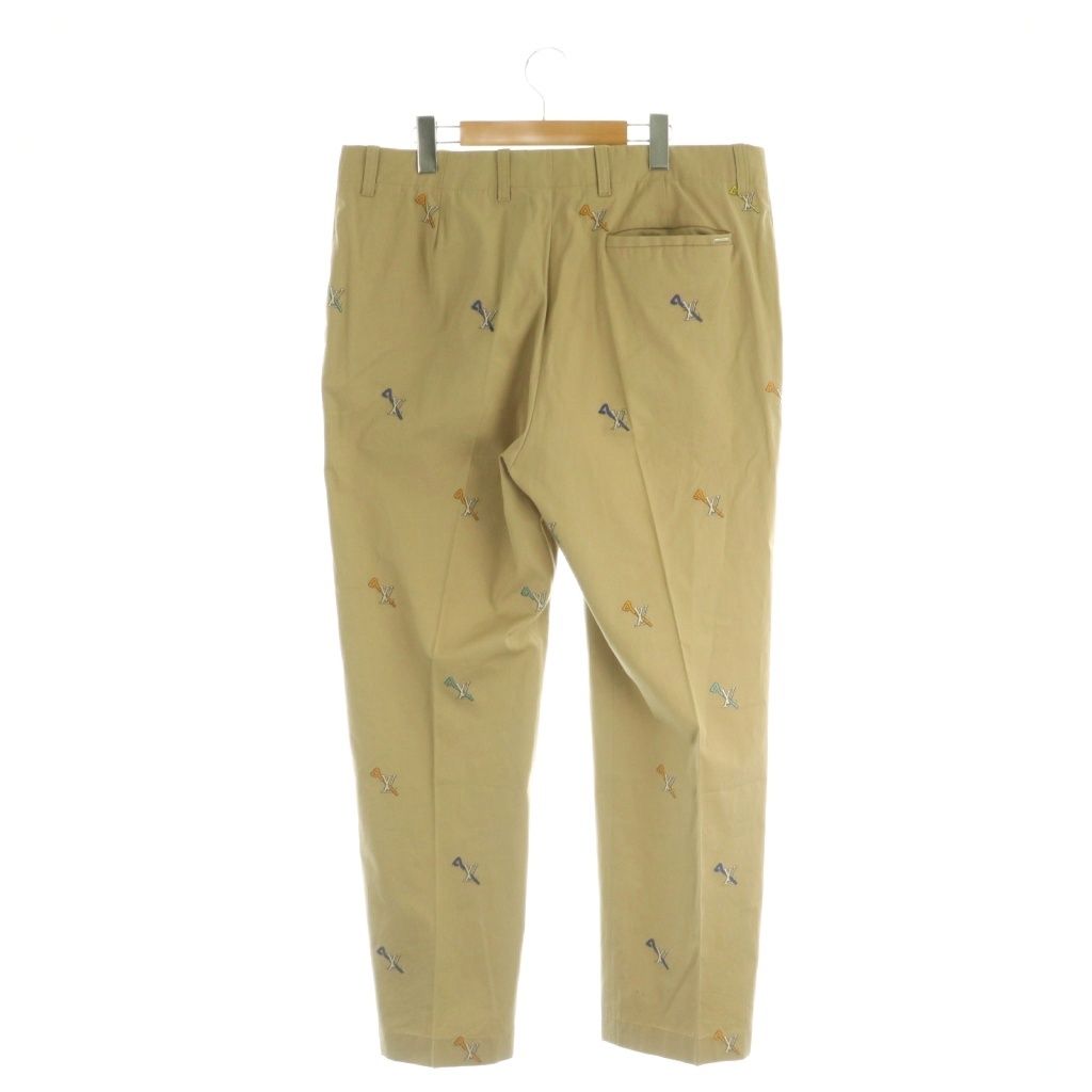 Louis Vuitton LV Embroidery Logo Chino Pants Tapered 54 Beige Multicolor ES — view 2