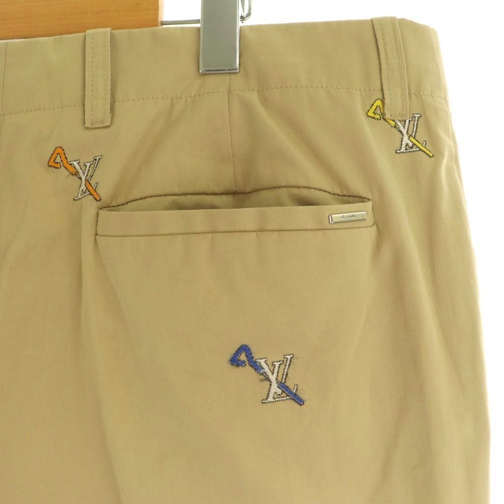 Louis Vuitton LV Embroidery Logo Chino Pants Tapered 54 Beige Multicolor ES — view 5