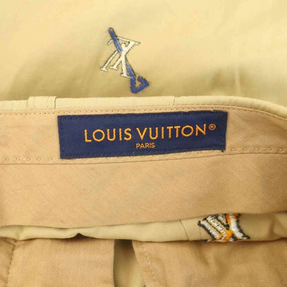 Louis Vuitton LV Embroidery Logo Chino Pants Tapered 54 Beige Multicolor ES — view 6