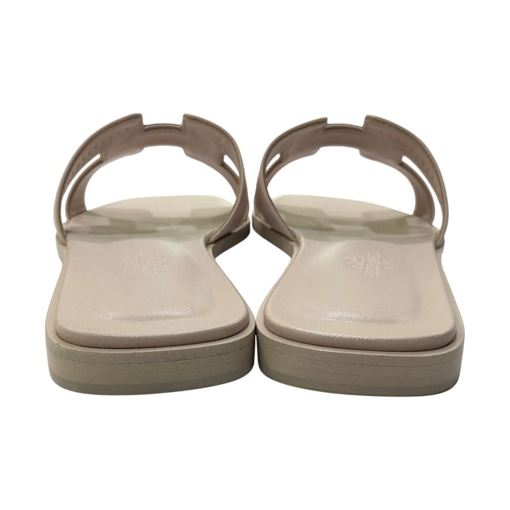 Hermes Sandals Oran Leather Rose Cancan Pink — view 4