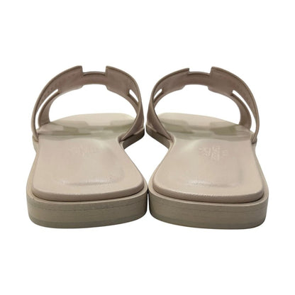 Hermes Sandals Oran Leather Rose Cancan Pink — view 4