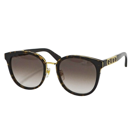 Gucci Sunglasses Brown Black Tortoiseshell Gradient Logo Eyewear