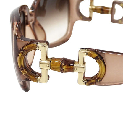 Gucci Sunglasses Bamboo Brown Pink S Gradient Summer Eyewear — view 5