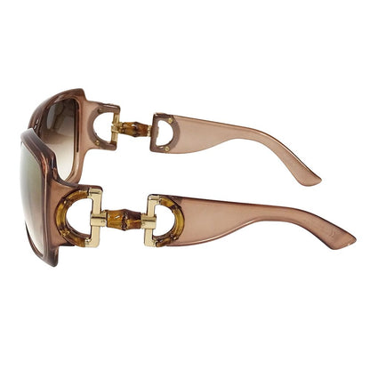 Gucci Sunglasses Bamboo Brown Pink S Gradient Summer Eyewear — view 4