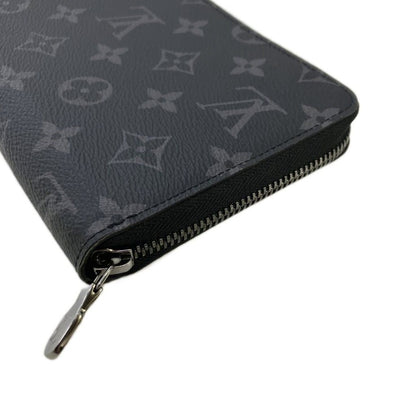 Louis Vuitton Monogram Eclipse Zippy Organizer NM Wallet Black Zip Around — view 3