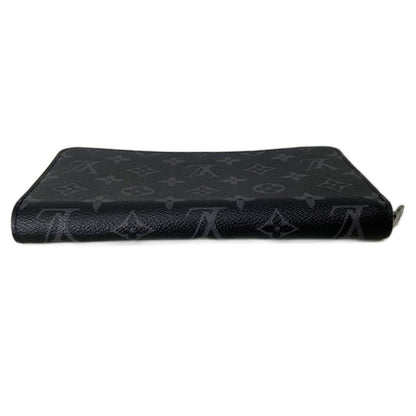Louis Vuitton Monogram Eclipse Zippy Organizer NM Wallet Black Zip Around — view 5
