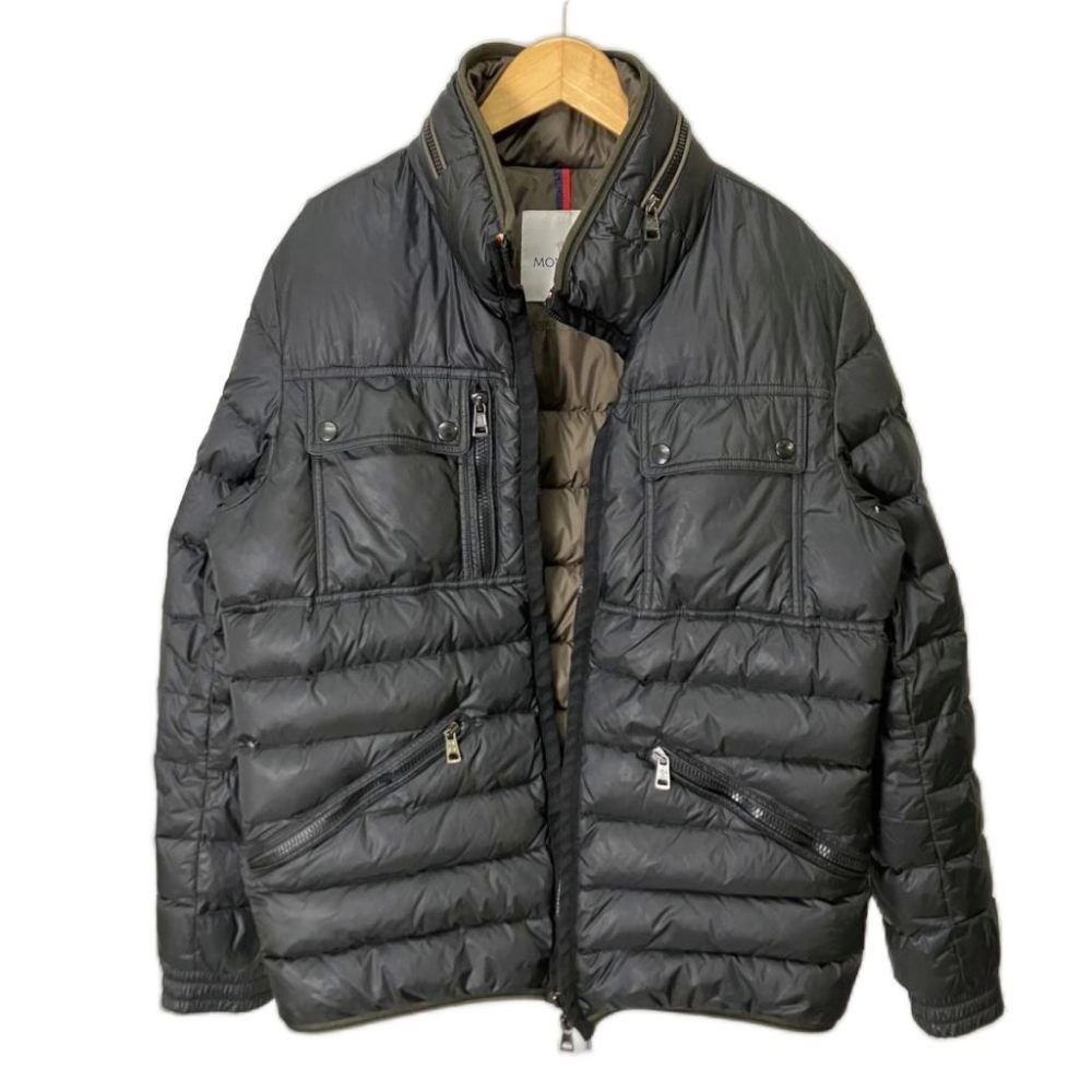Moncler Norbert Giubbotto Down Jacket Zip Up 3 Black 53329