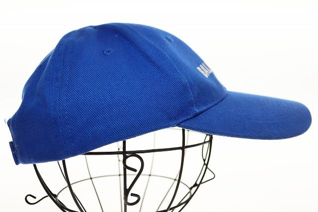Balenciaga Baseball Cap L Logo Embroidery Hat Blue — view 5