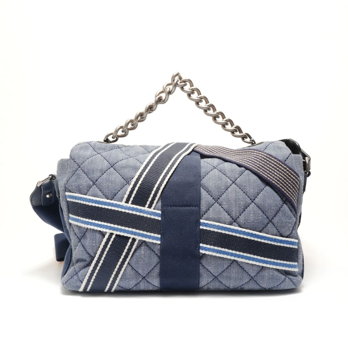Chanel Shoulder Bag Denim Messenger — view 2