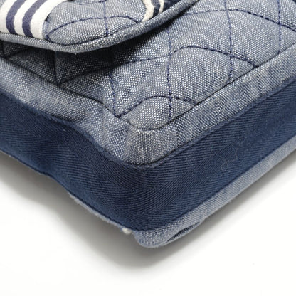 Chanel Shoulder Bag Denim Messenger — view 5