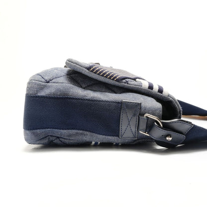 Chanel Shoulder Bag Denim Messenger — view 4