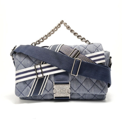 Chanel Shoulder Bag Denim Messenger