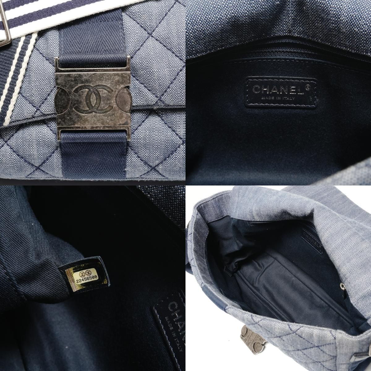 Chanel Shoulder Bag Denim Messenger — view 9