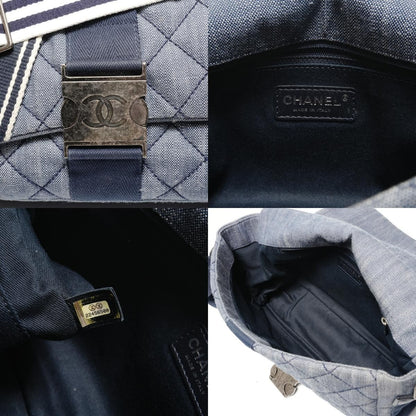 Chanel Shoulder Bag Denim Messenger — view 9