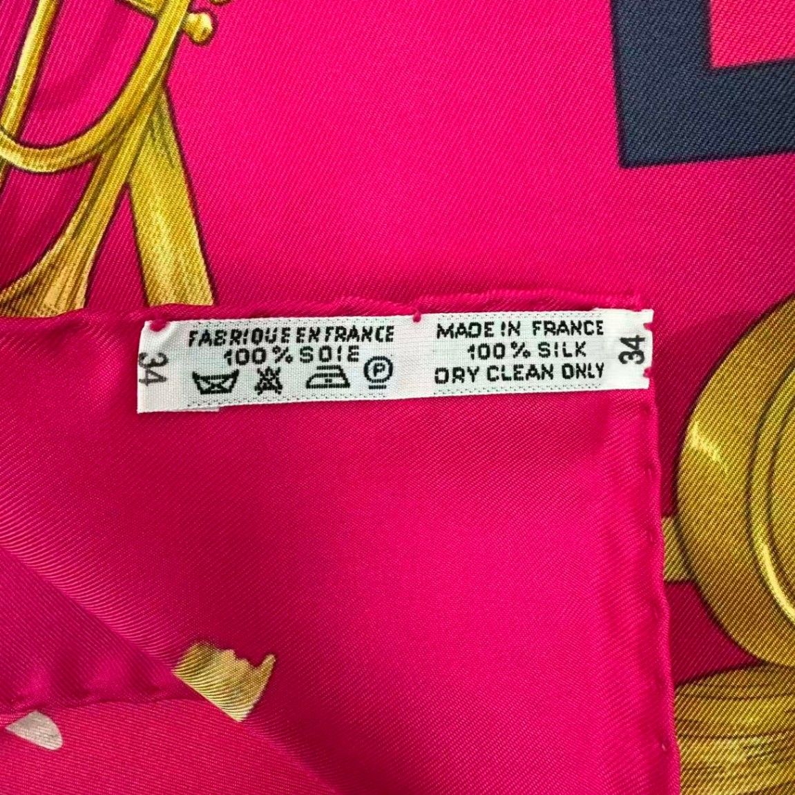 Hermes Carre 90 Scarf Silk la Dance Ballet Dancer Ballerina Pink — view 7