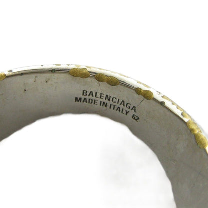 Balenciaga BB Signet Ring Logo Silver — view 5
