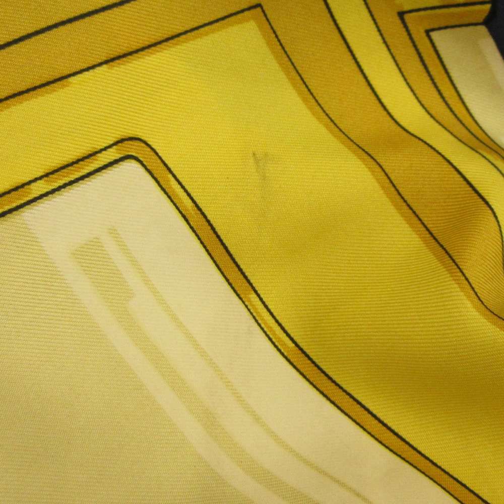 Hermes Feux de Route Carre 90 Large Scarf Shawl Logo All Over Pattern Multicolor — view 6