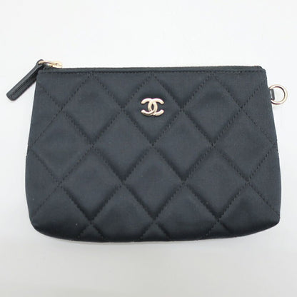 Chanel Ten Small Shopping Bag Blade Straw Lambskin Beige Black — view 8