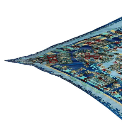 Hermes Scarf Pleated Silk Celestial Bodies and the Sun Ancient Inca Empire — view 3