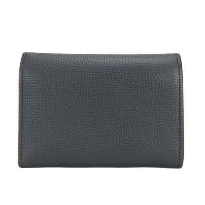 Loewe Trifold Wallet Anagram Vertical Small Leather Black Brown Compact — view 2