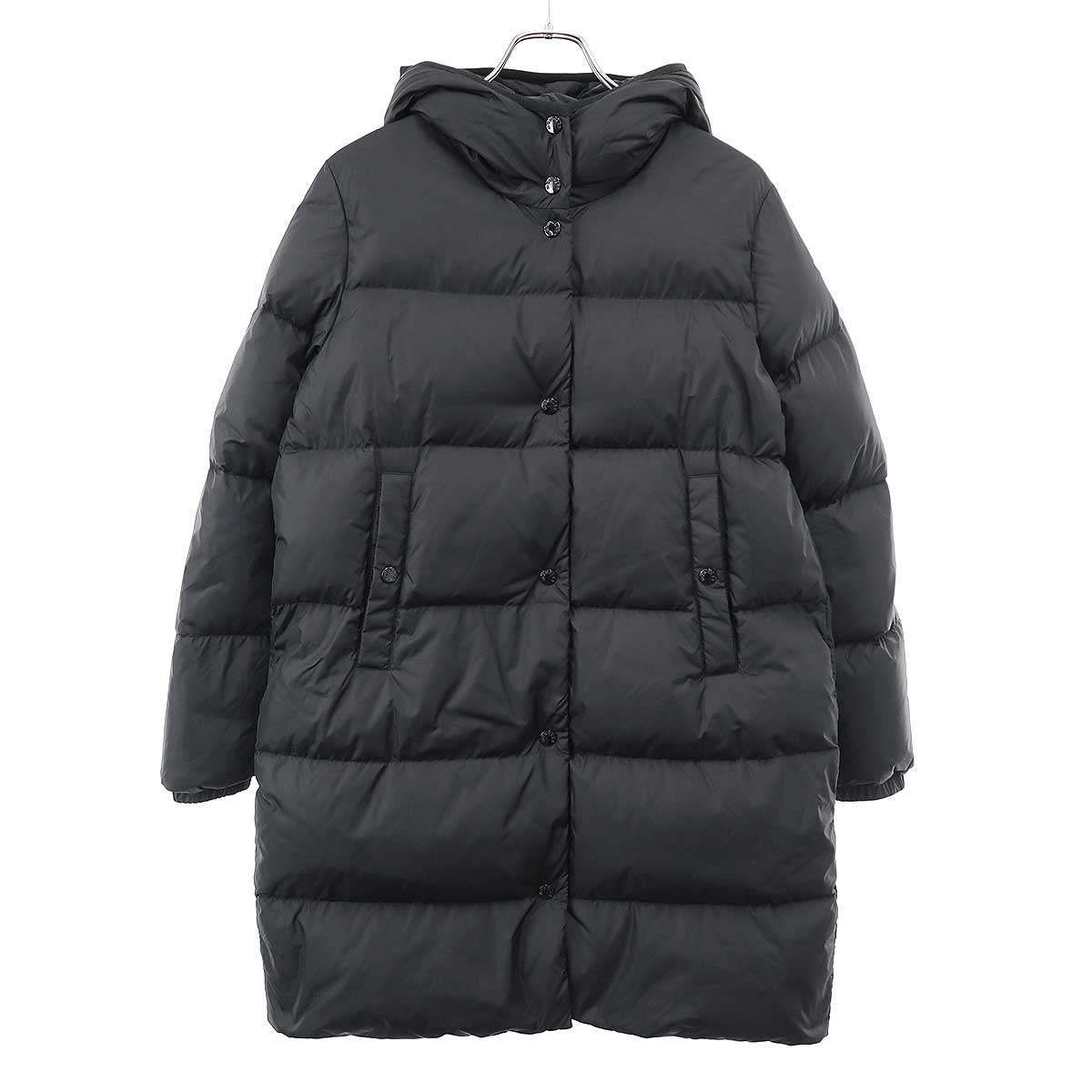 Moncler Burgaux Giubbotto Down Coat Black