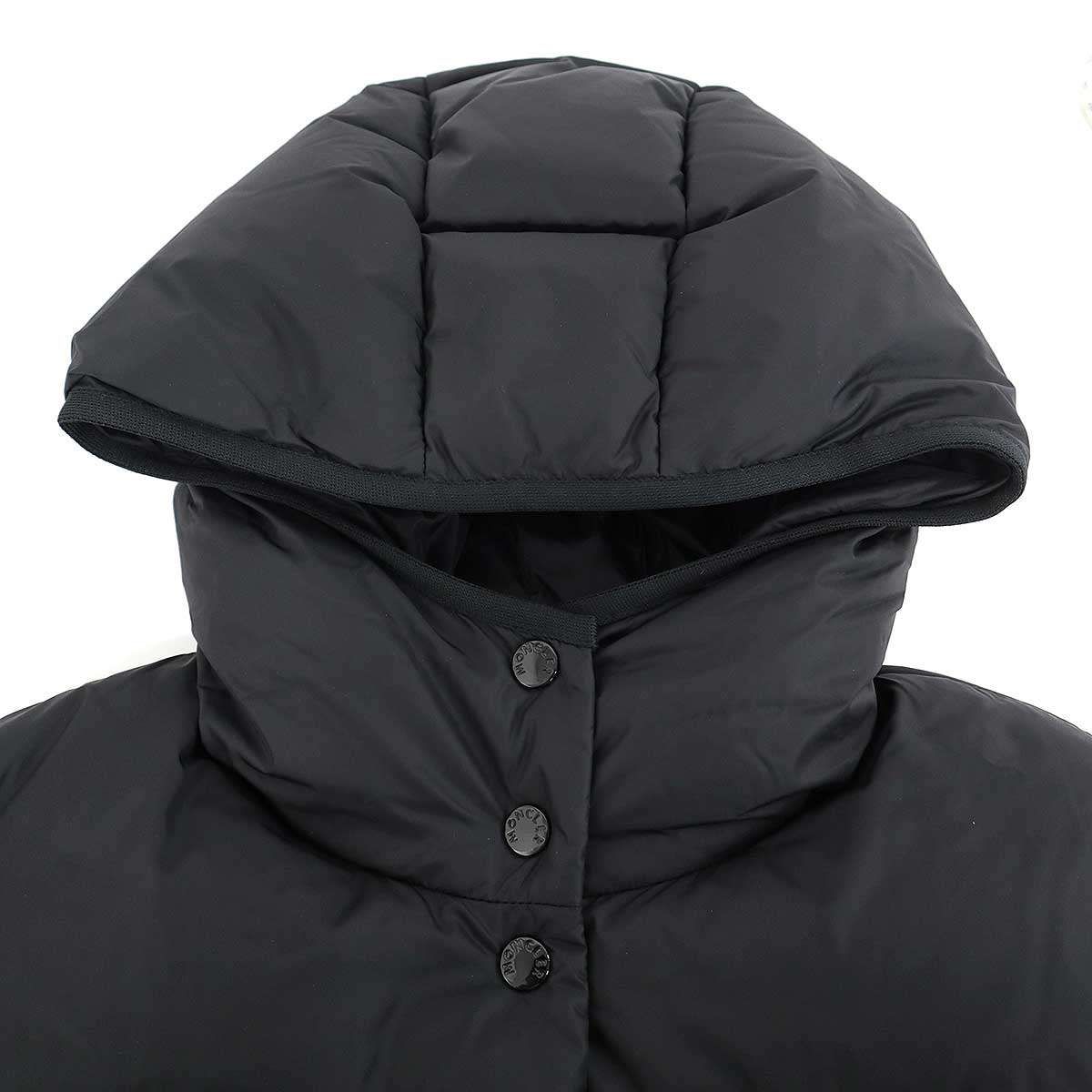 Moncler Burgaux Giubbotto Down Coat Black — view 4