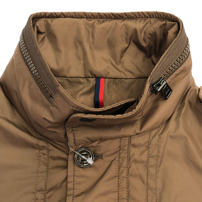 Moncler Cristian Giubbotto Military Jacket Brown — view 4