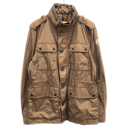 Moncler Cristian Giubbotto Military Jacket Brown