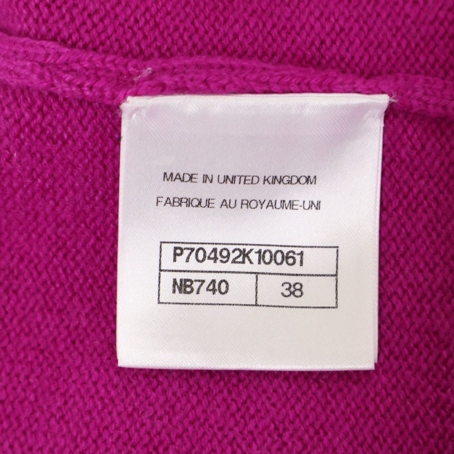 Chanel Cashmere CC Logo Button Cardigan 38 — view 6