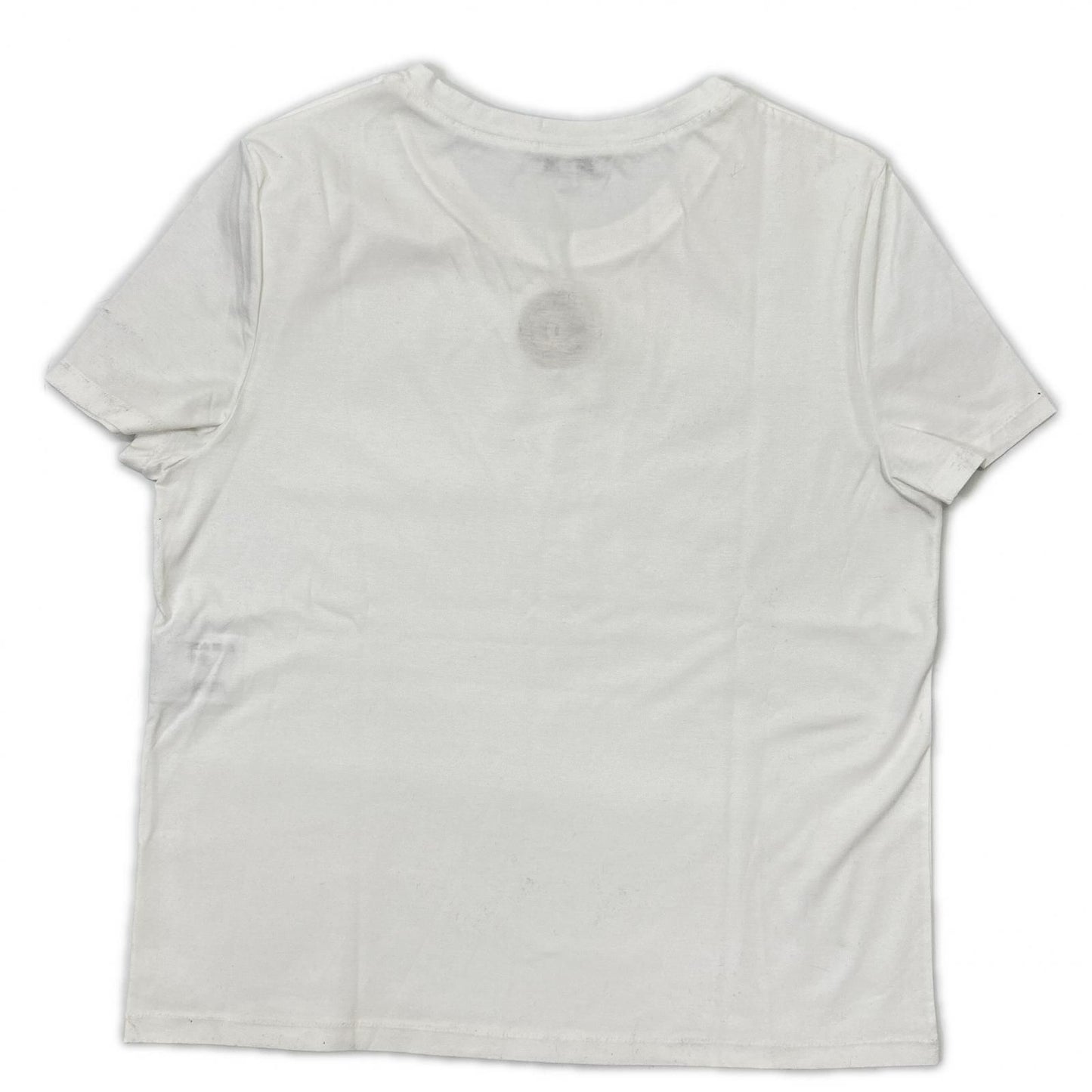 Chanel CC Logo Brooch White T-Shirt — view 2
