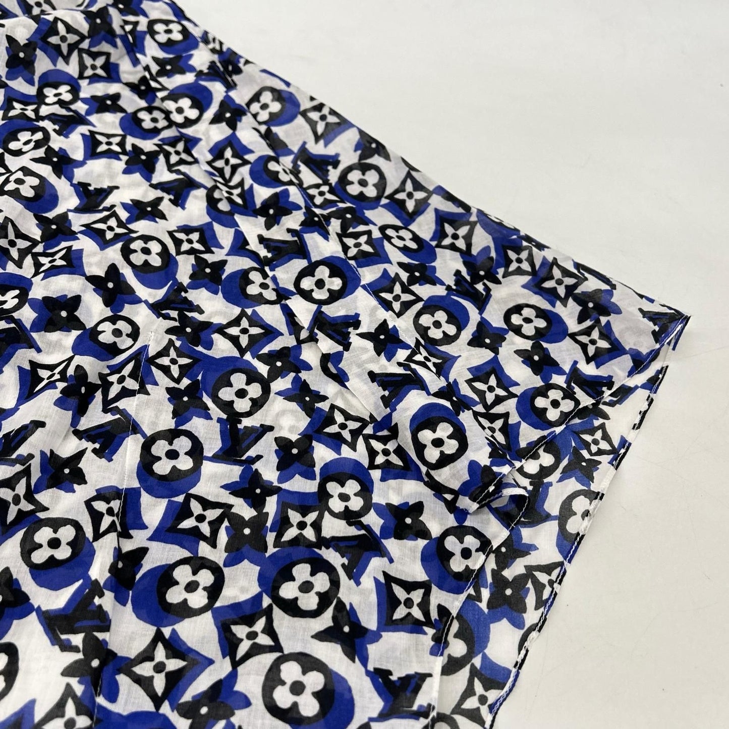 Louis Vuitton Jnq Monogram All Over Pattern Short Sleeve Blouse 36 — view 6