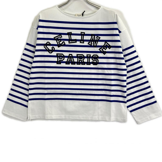Celine Border Logo Long Sleeve