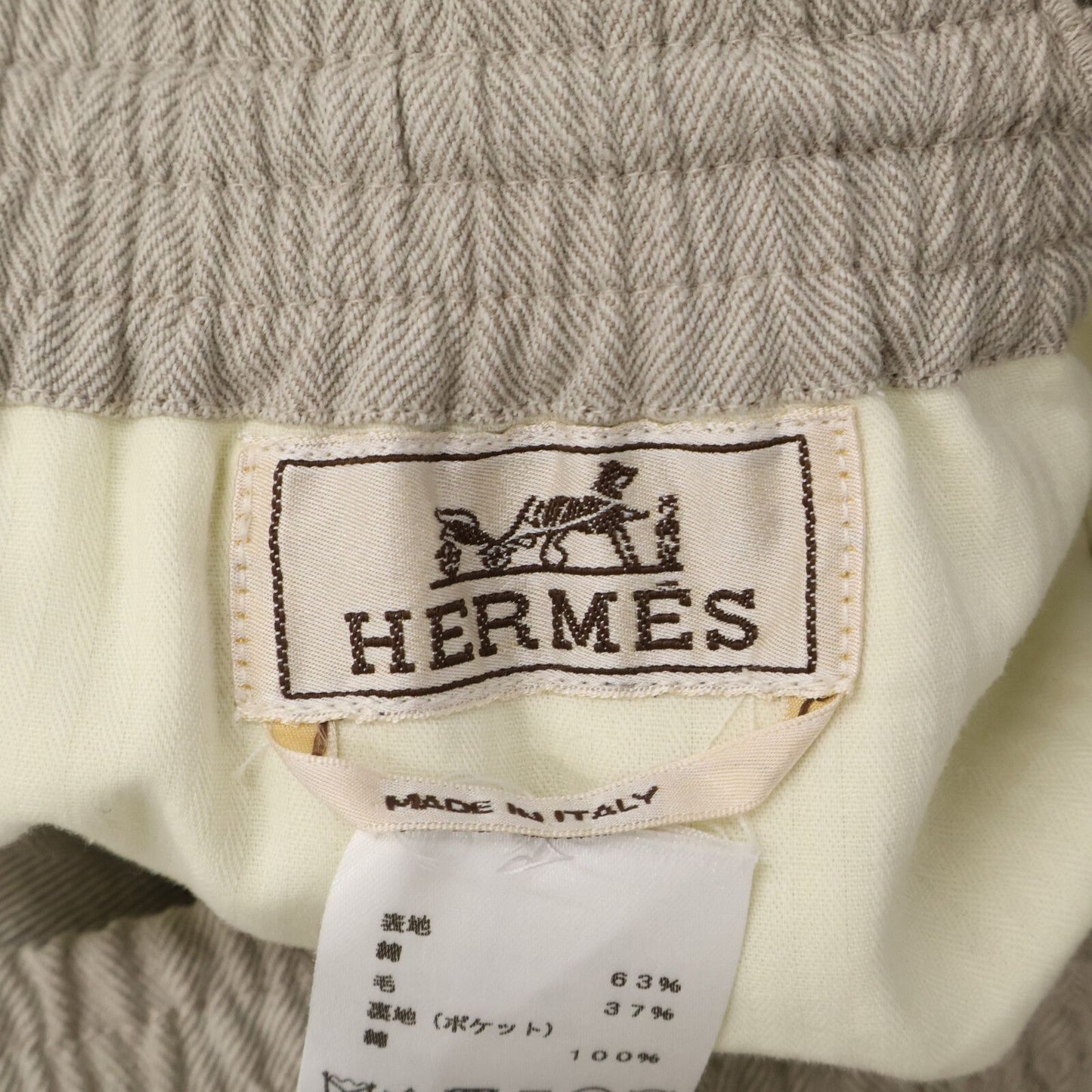Hermes LV 20 097 Cotton Wool Easier Pants 46 — view 4