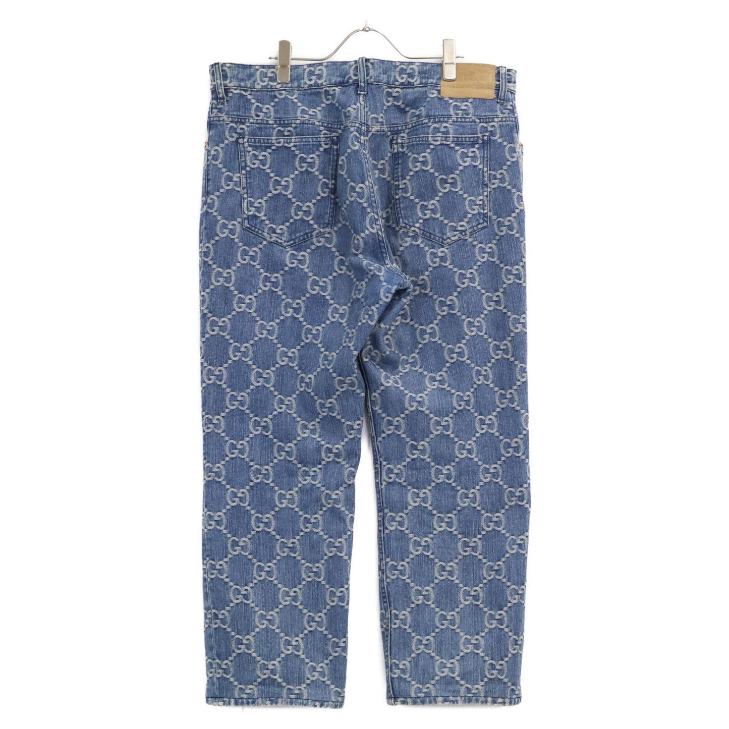 Gucci GG Jacquard Zip Fly Denim Pants 38 — view 2