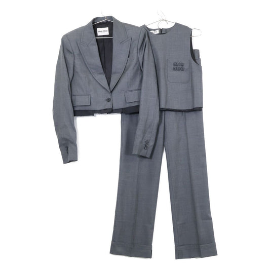 Miu Miu Short Vest Pants Set 36