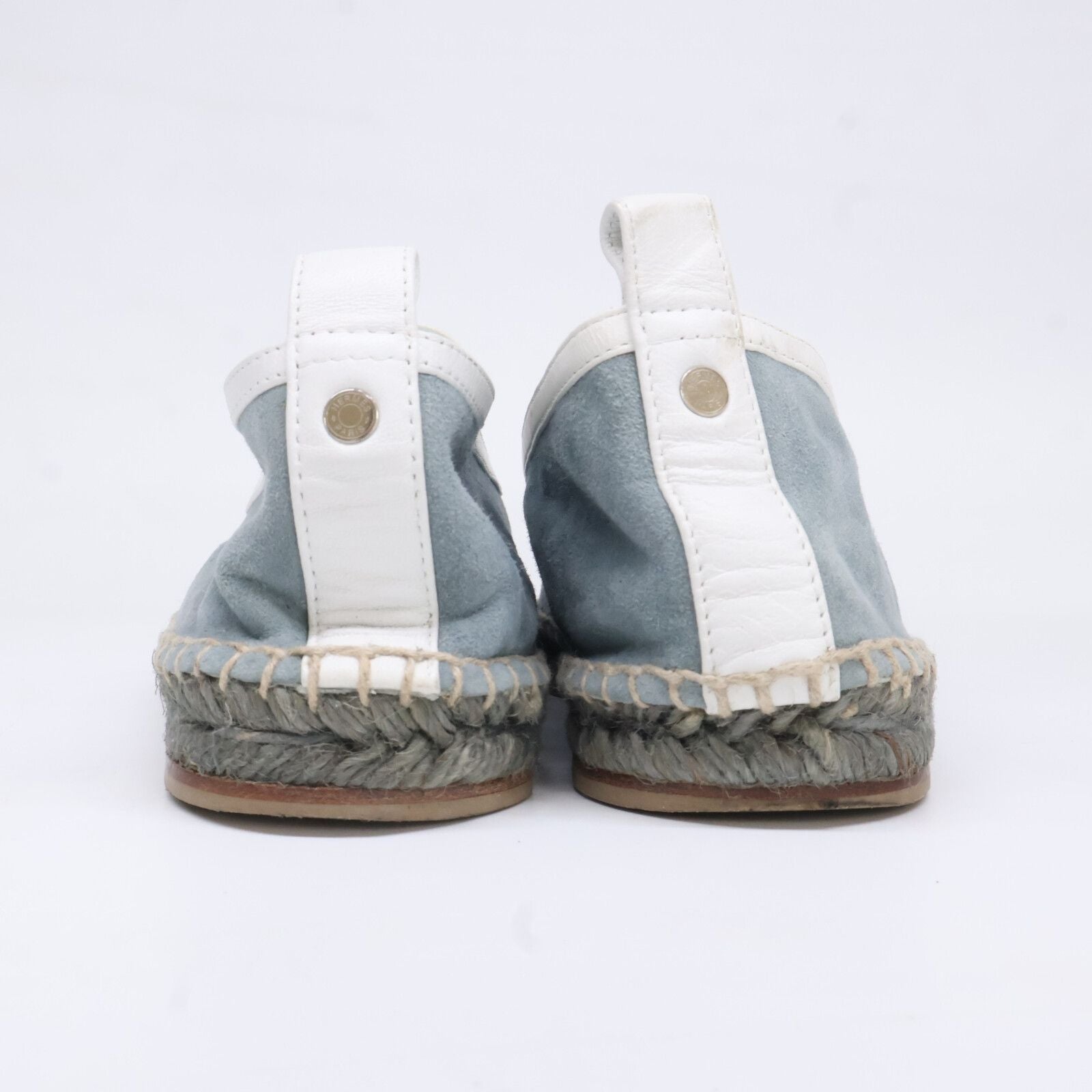 Hermes Suede Espadrille Slip Ons — view 3