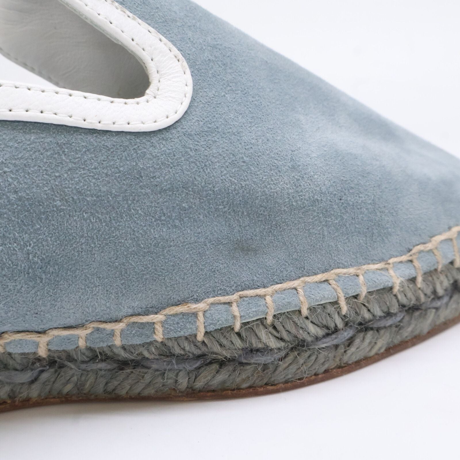 Hermes Suede Espadrille Slip Ons — view 8