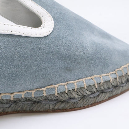 Hermes Suede Espadrille Slip Ons — view 8