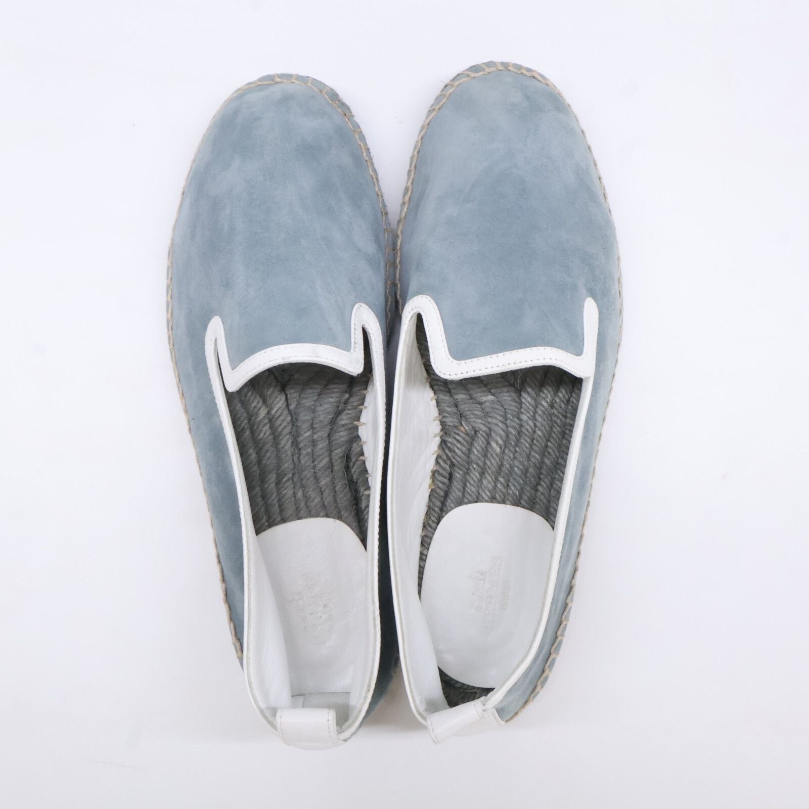 Hermes Suede Espadrille Slip Ons — view 5