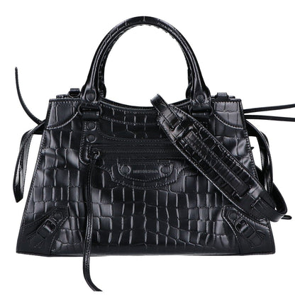 Balenciaga Embossed Leather Neo Classic City Small 2-Way Shoulder