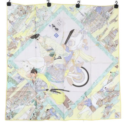 Hermes Yellow Etriers Remiles Artisans D Carre 90 Scarf