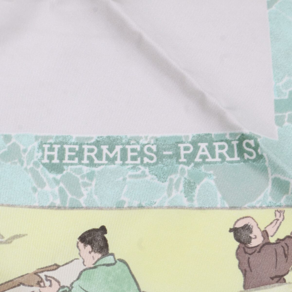 Hermes Yellow Etriers Remiles Artisans D Carre 90 Scarf — view 7
