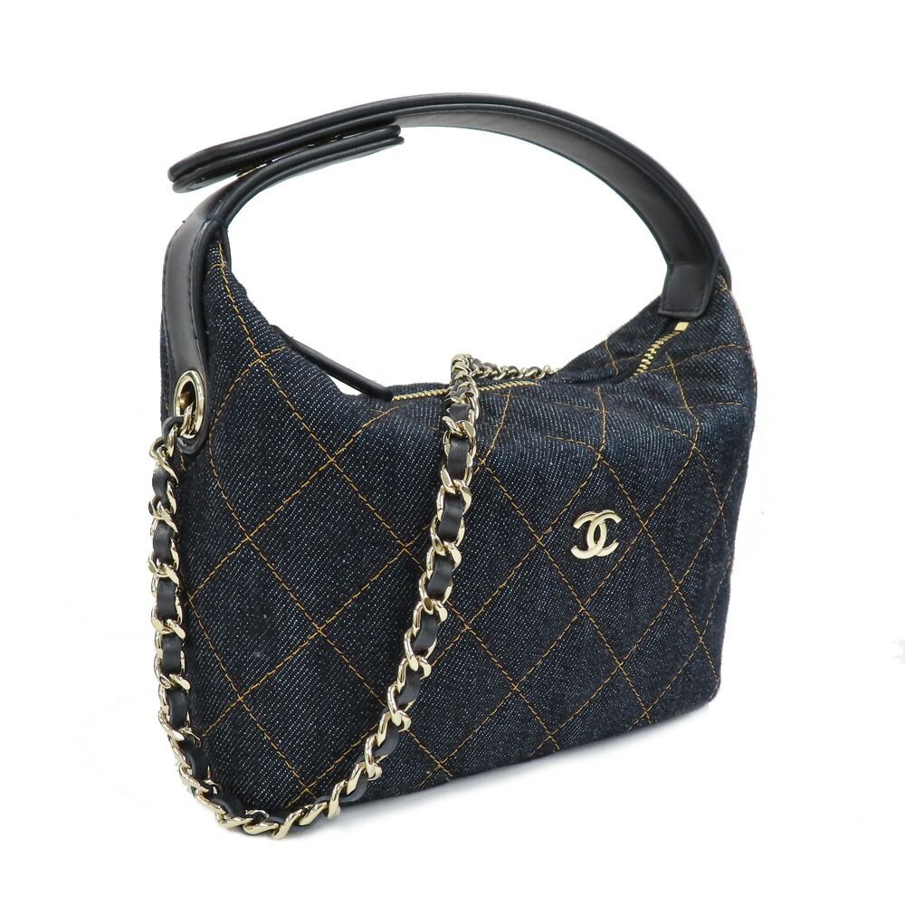 Chanel Classic Chain Clutch Pre Collection Denim — view 3